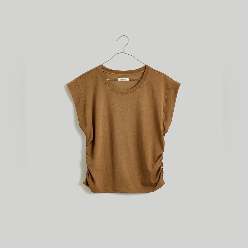 NWT Women’s Madewell Side-Cinch Muscle Tee, Size Small